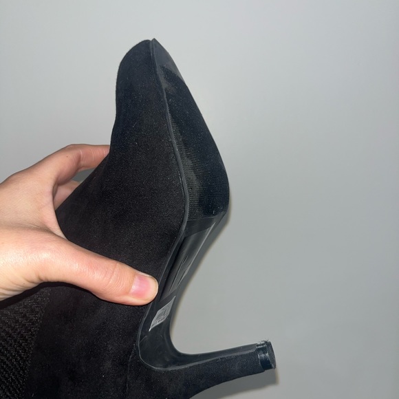 Torrid Faux Suede Textured Sock Bootie - Picture 6 of 9
